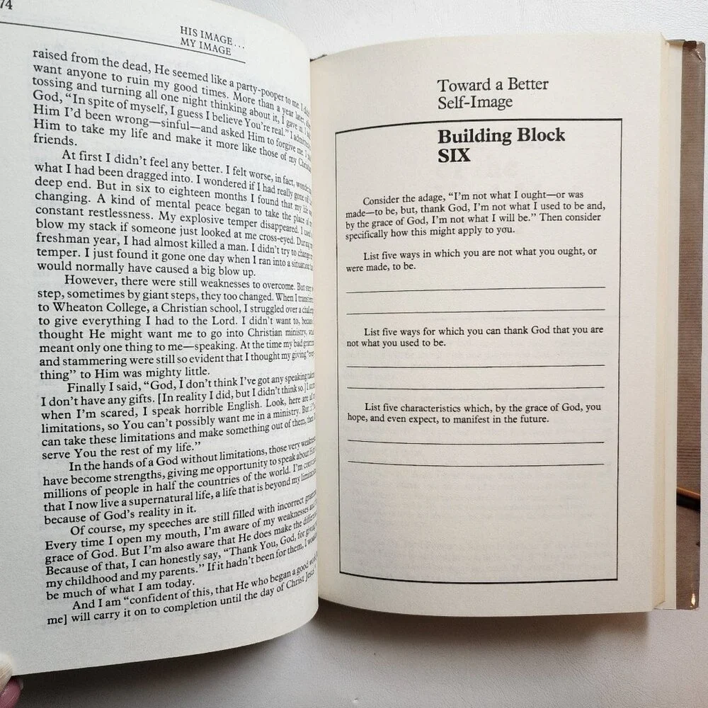 His Image My Image: Biblical Principles for Improving Your SelfWorth by McDowell